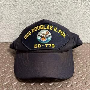 USS Douglas H Fox DD-779 Veteran Navy Cap Men's